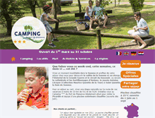 Tablet Screenshot of camping-plaisance.com